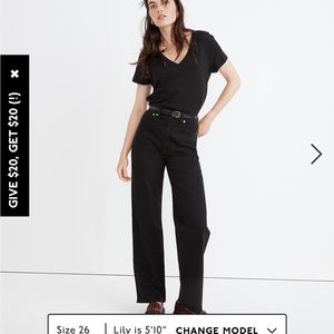 Madewell Perfect Vintage Wide Leg Jean